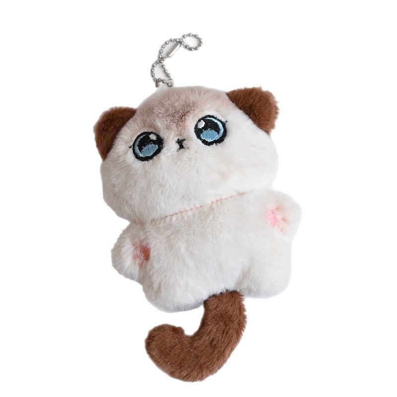 かわいいシマオ猫ぬいぐるみ猫ペンダントかわいい子猫人形人形学生カップルバッグペンダント|undefined