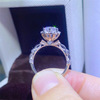 In the Princess Fleeing Princess 1 Clarang Stone ring wholesale D -color VVS1 diamond ring proposal and engagement, the ring can be issued