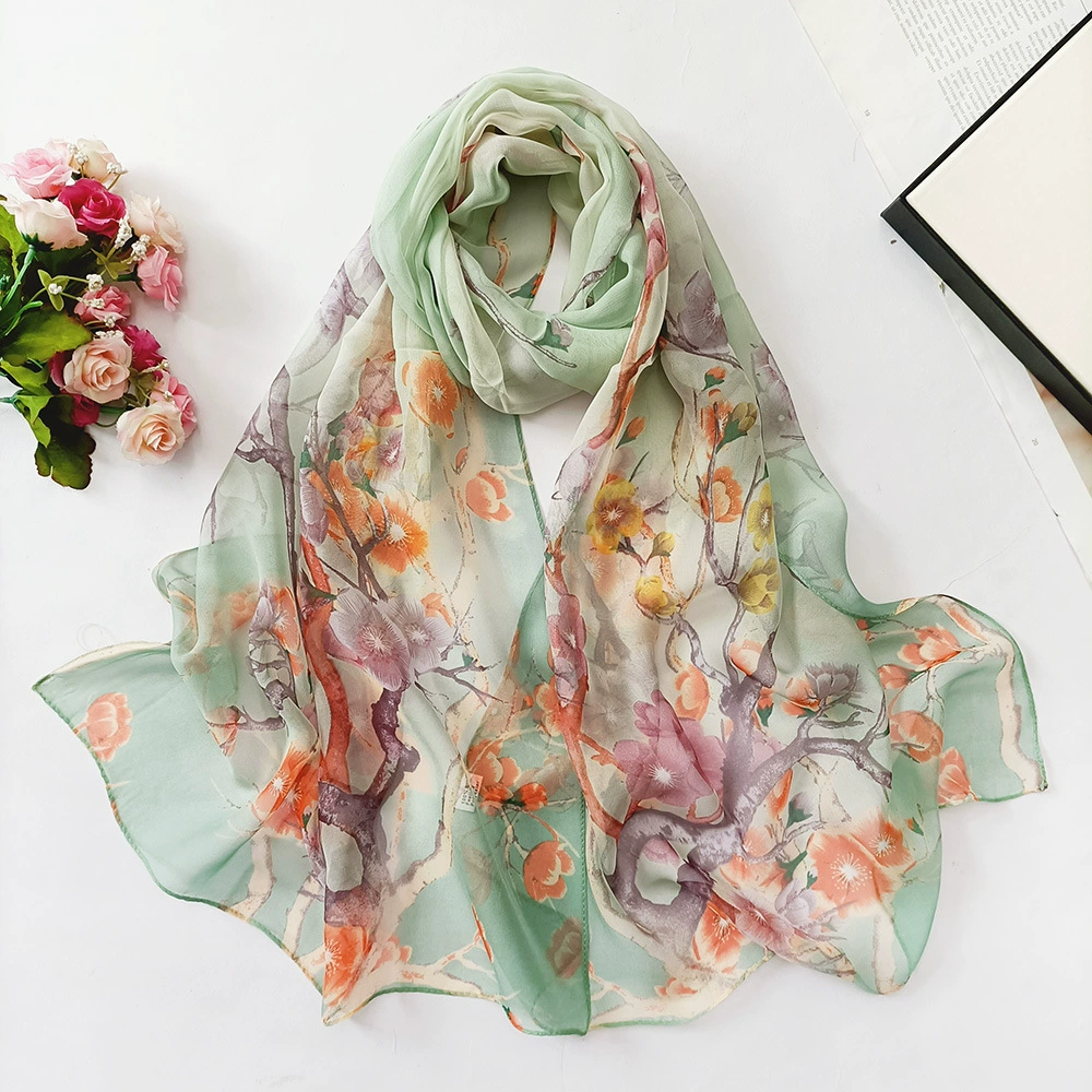 Summer beach long soft scarf, beach style