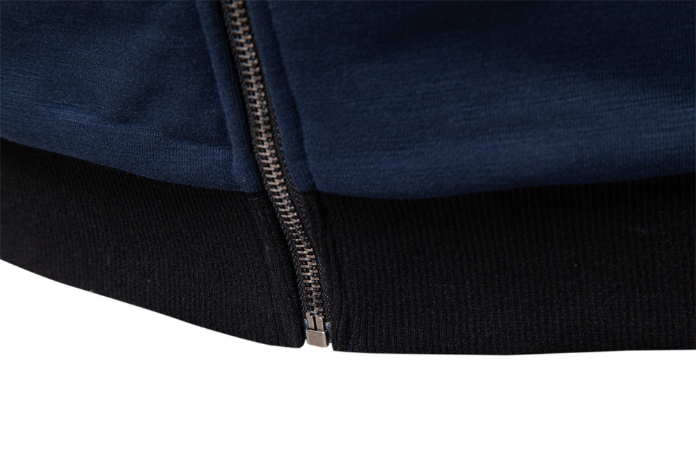 Giacca in jeans da uomo collo baseball business casual autunno inverno_voghion.com