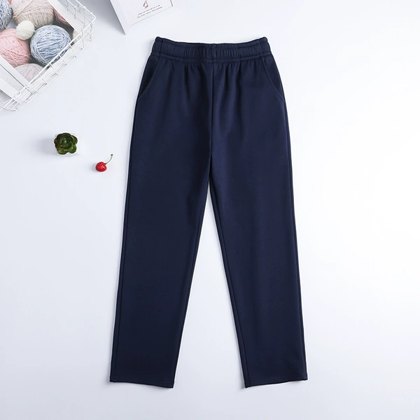 Dark Blue Spring and Autumn Pants Promotional Style [Regular Version]