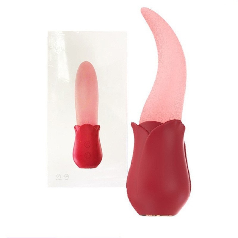 Stimulateur clitoridien avec vibrateur langue pour plaisir_voghion.com