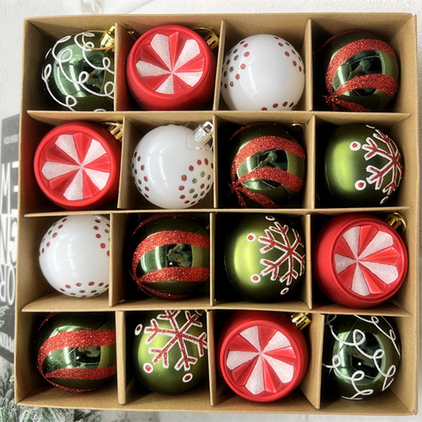 2023 popular BOLA DE Navidad árbol de Navidad decoraciones decorativas bola colorida superficie brillante vacaciones decoración de la boda suministros al por mayor