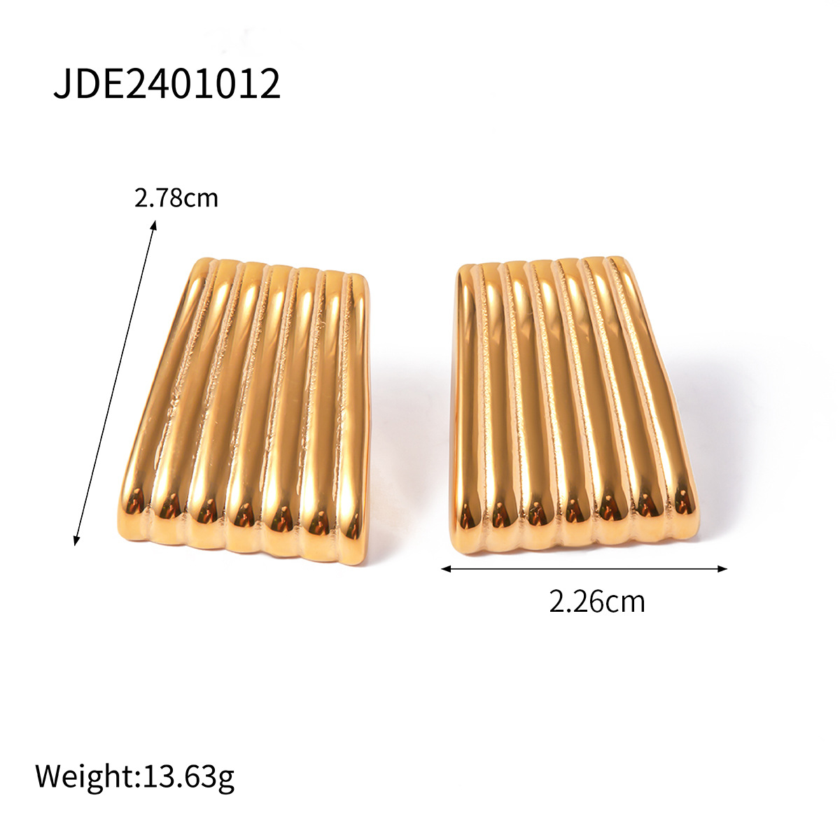 Jieding Pendientes de acero inoxidable europeos y americanos Pendientes de perlas de lujo ligero, sentido de diseño femenino, joyería de acero de titanio de nicho transfronterizo