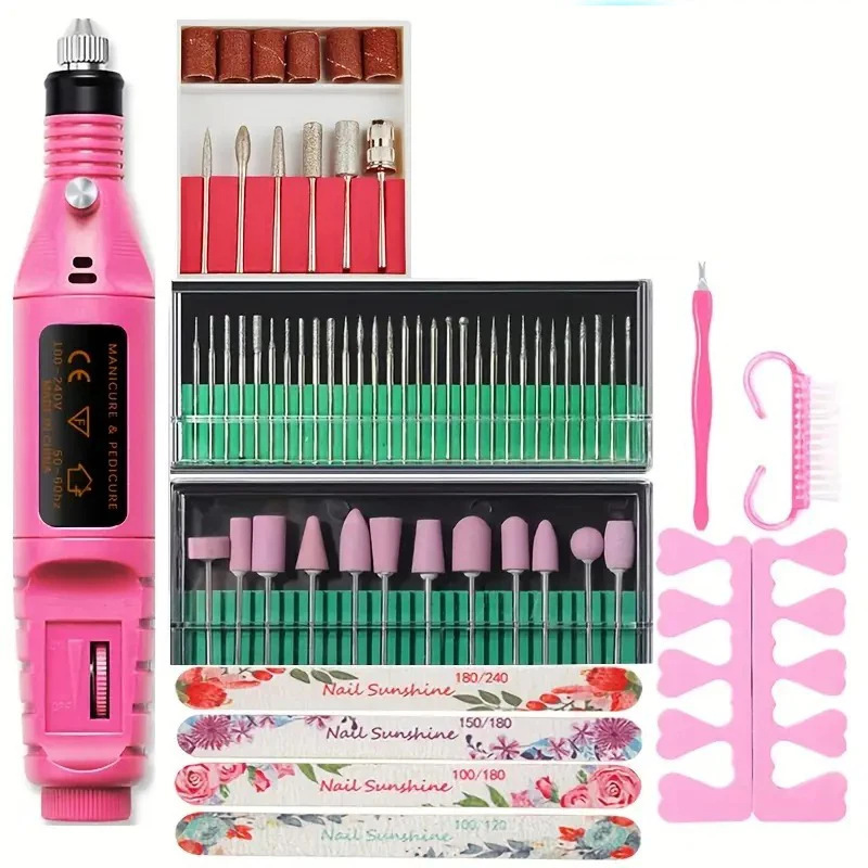 Lijadora de uñas portátil mini juego de herramientas de uñas eléctricas para quitar las uñas muertas Lijadora de uñas USB