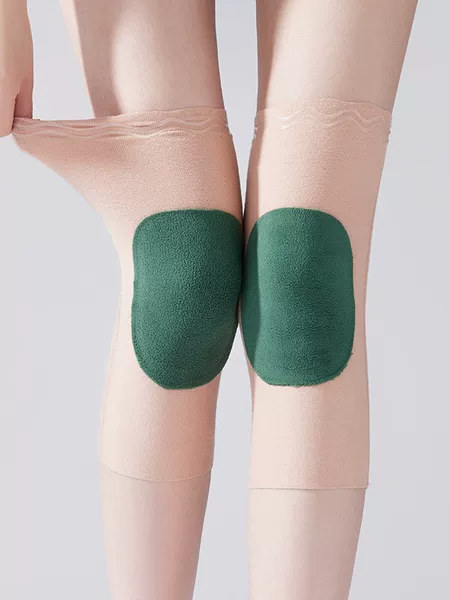 2026 Modal leg and knee warmers with fleece lining, designed for men with cold legs, featuring anti-slip properties and providing warmth and protection for the knees of elderly individuals