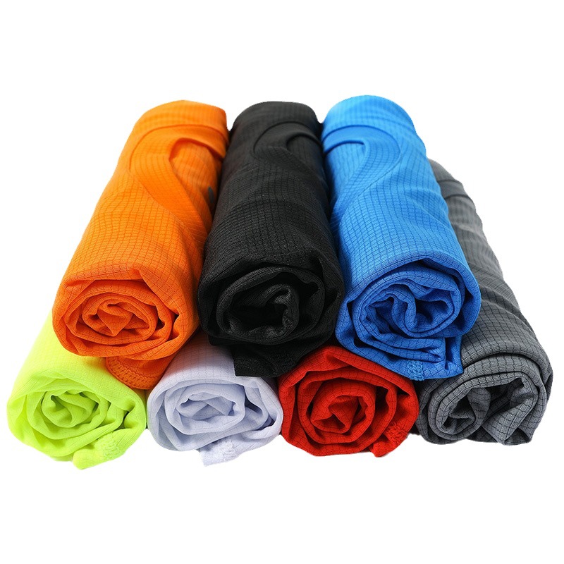 Grupo de publicidad camisa transfronteriza de manga corta logotipo impreso al por mayor cuello redondo verano deportes al aire libre maratón camiseta de secado rápido