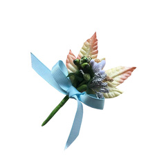 Forest Korean Children's Suit Formal Dress Artificial Flower Chest Flower Banquet Opening Guest Flower Child Lapel Pin Vest Set 