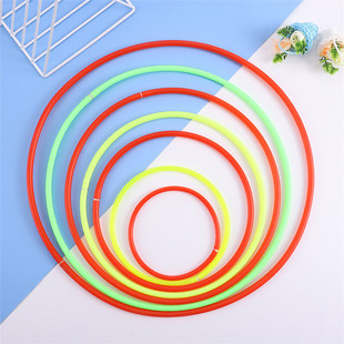 Night Market Stall Ring Toy Plastic Throwing Ring Game Thickened Thickened Solid Ring Hollow Ring Factory Direct Supply