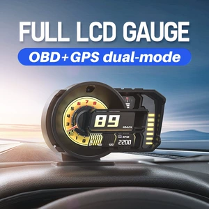 Крестный сигнал нового автомобиля OBD Инструмент ЖК-дисплей HUD Head-Up Madified Gest Gest Switching A590
