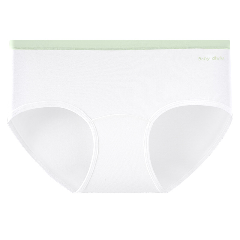 Ropa interior mujer algodón puro antibacteriano entrepierna de algodón 2024 nueva cintura media niña sin costuras calzoncillos pantalones cortos cabeza refrescante