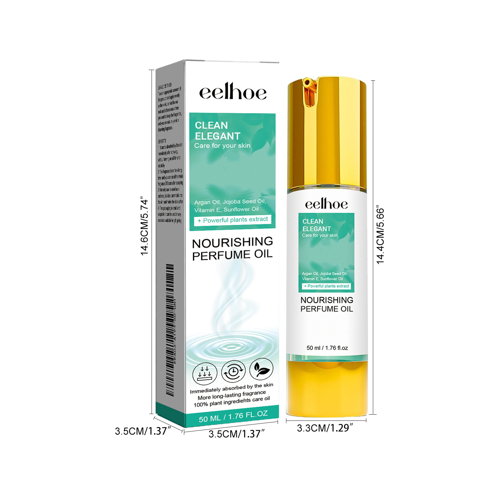 EELHOE Women's Fresh Perfume Natural Fresh Light Fragrance Niche Perfume Portable Long-lasting Fragrance Women's Perfume_voghion.com