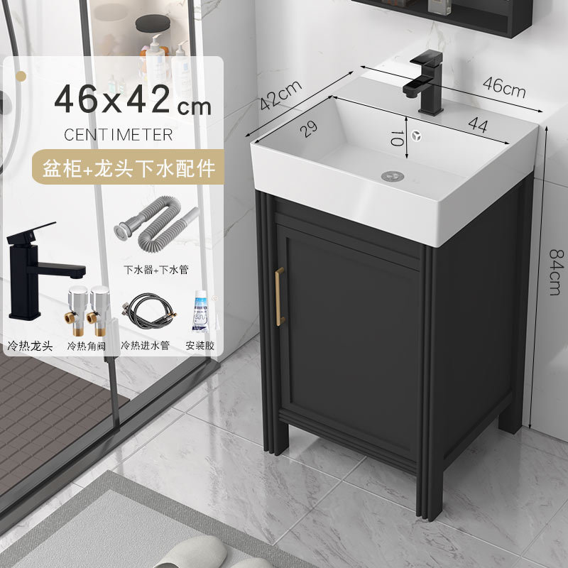 Gabinete de piso 46x42cm + grifo