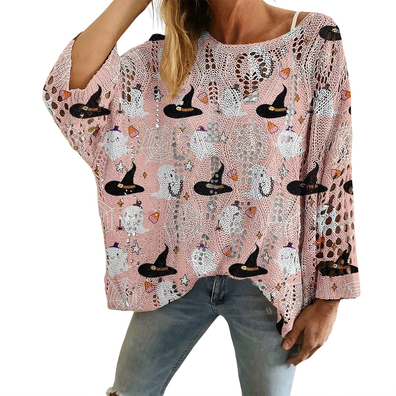 Lxk-Ttlk Pullover Cut Out Sweater 3D Printing
