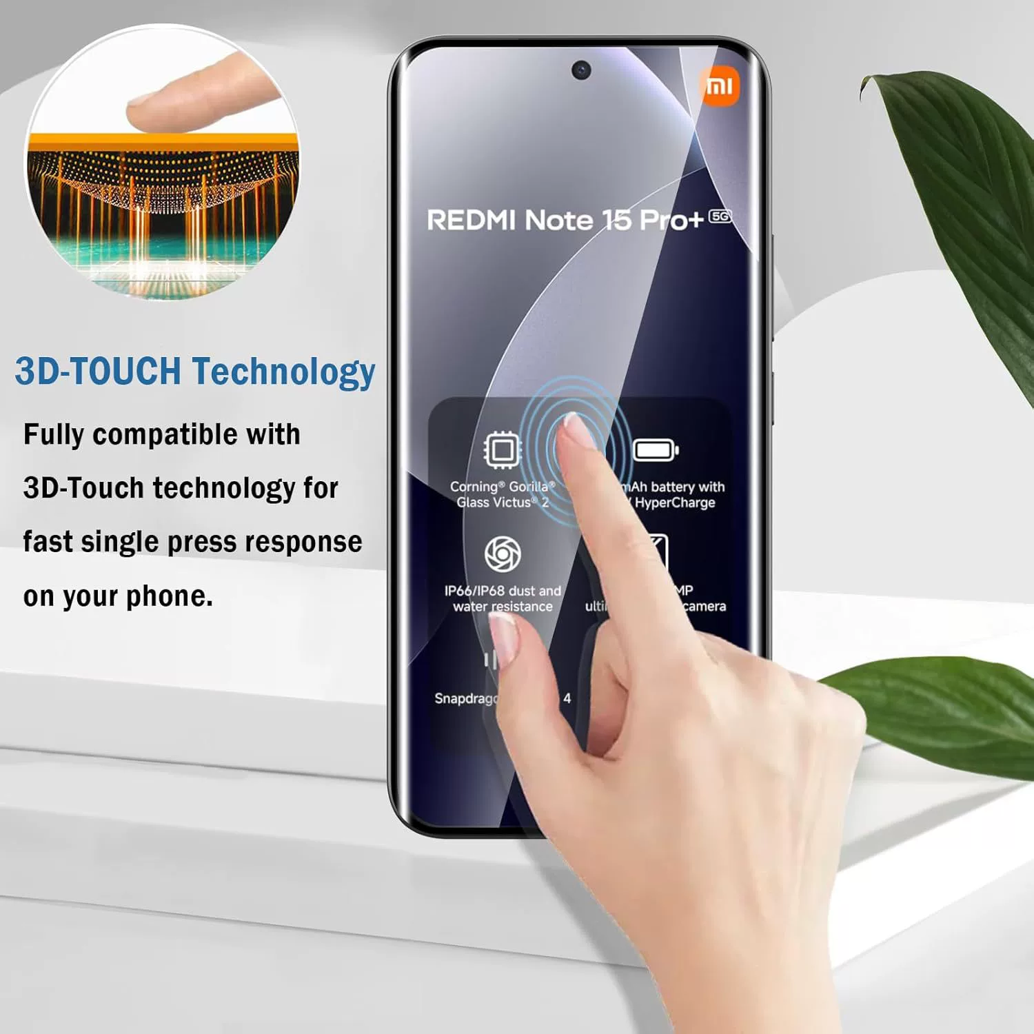 Подходит для Redmi NOTE15pro+ изогнутая полная наклейка защитная пленка Redmi Note15 edge клей HD защитная пленка