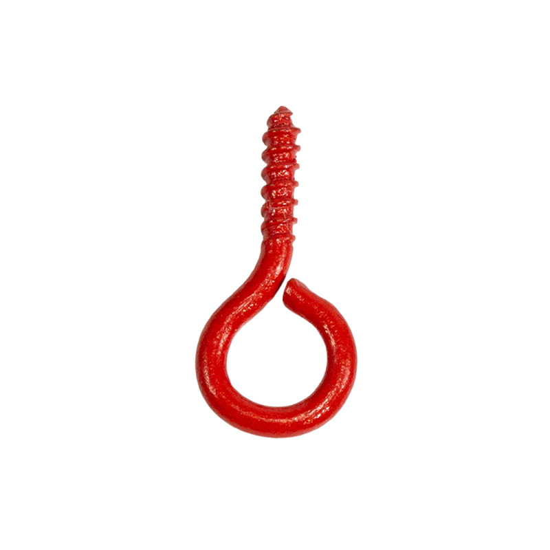 Accesorios de la joyería DIY 100 color spray pintura ovejas cuerno clavo tornillo ojo mirando teléfono caso colgante llavero