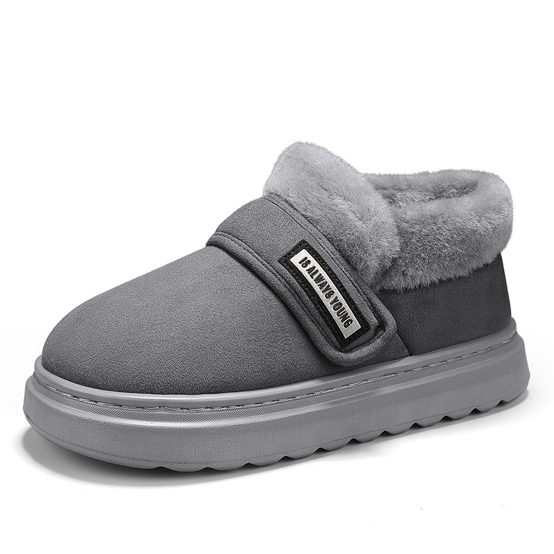 Invierno nuevas botas de nieve altas para hombre más zapatos de algodón cálidos gruesos de terciopelo botas cortas para hombre de plataforma al aire libre en vivo del noreste