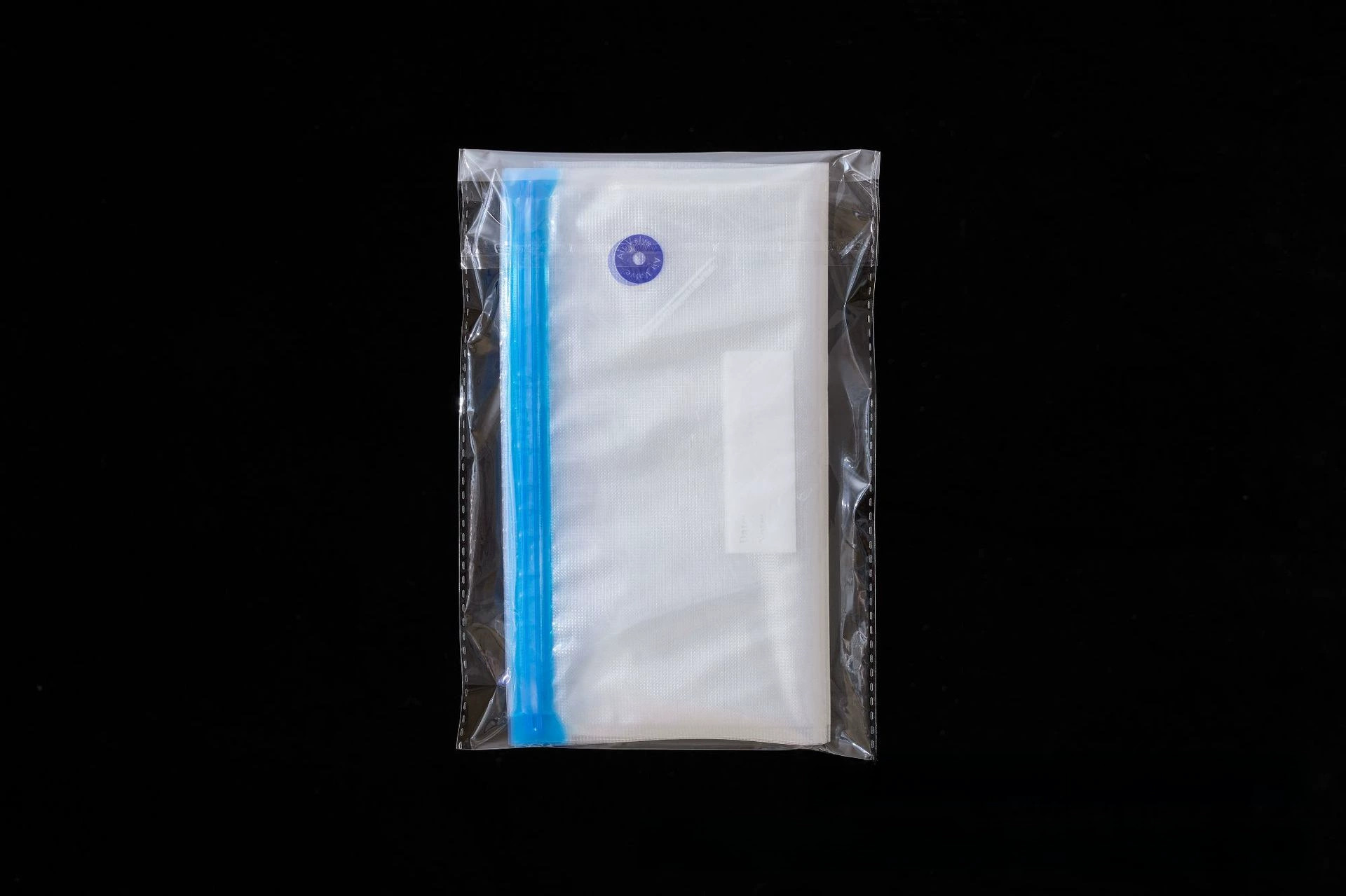 Vacuum air bag sealed, milk storage container, pack