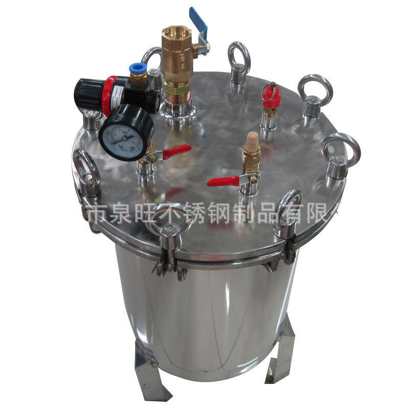 10L不锈钢压力桶厂家直供 压胶桶304材料桶耐高压可非标压力桶