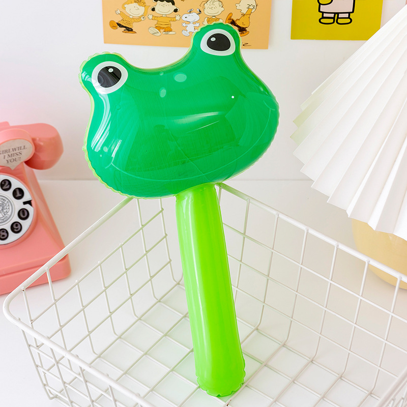 동물 머리 벨 망치*개구리