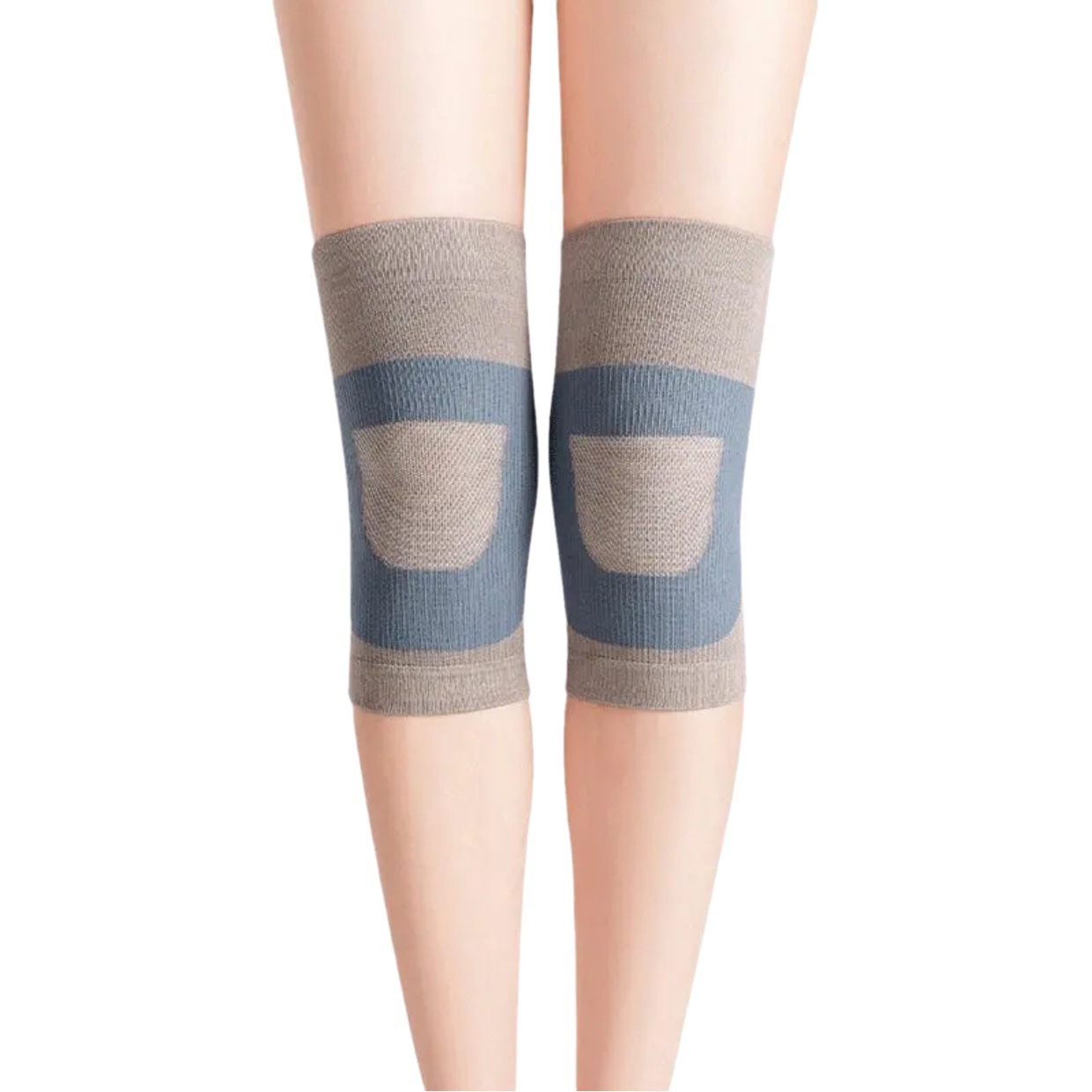 Lightweight Knitted Lettered Knee Pads for All-Season Protection Against Cold, Breathable, Invisible Wearable Sports Protective Gear