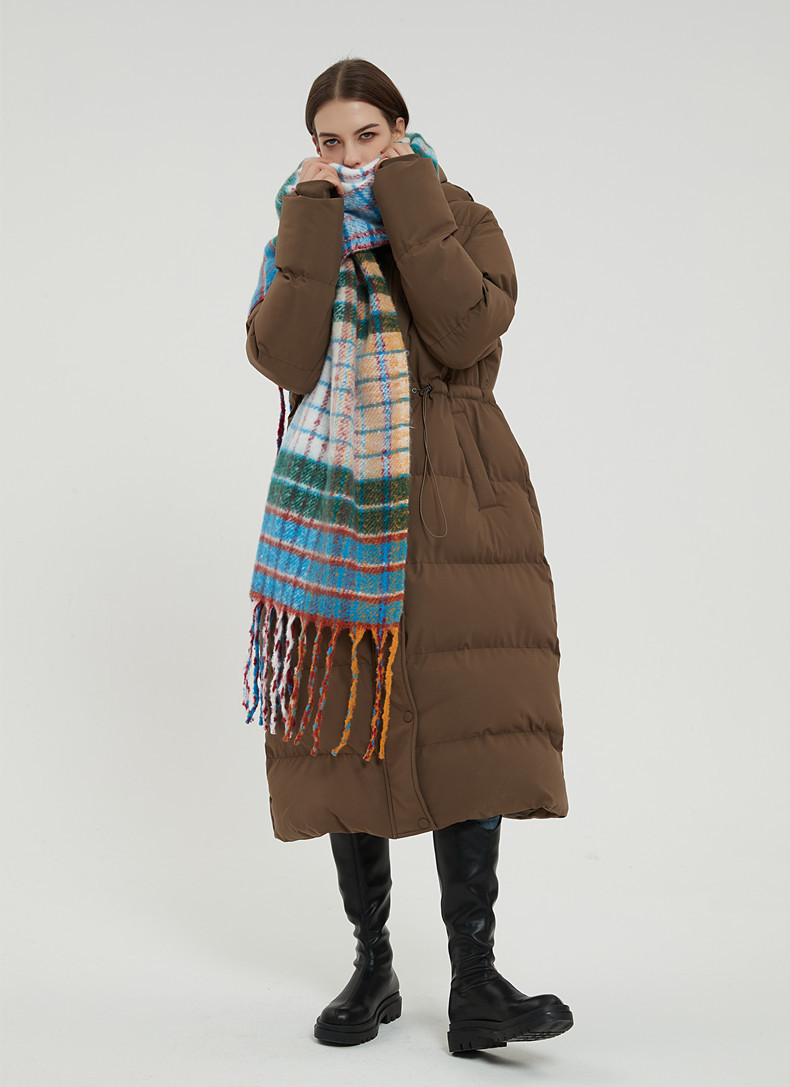Neu Imitation Mohair Regenbogen Plaid frauen Winter Schal Verdickt Warme Schal_voghion.com