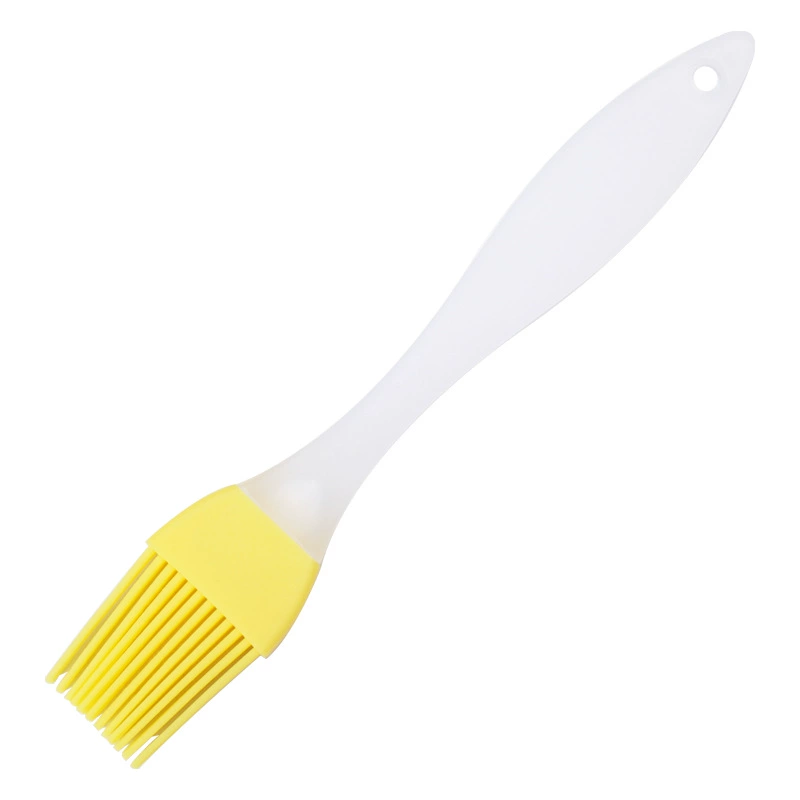 Силиконовая кисть для масла, маленькое расслоение тела, не отпадает, головка для гриля, держатель из пластмассы, щетка для барбекю