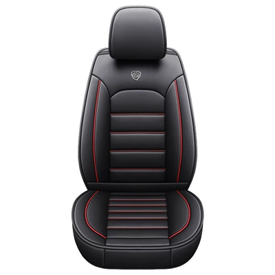 Four-Season Car Seat Cover, Seat cushion, seat cover - blackish-red-single-seater