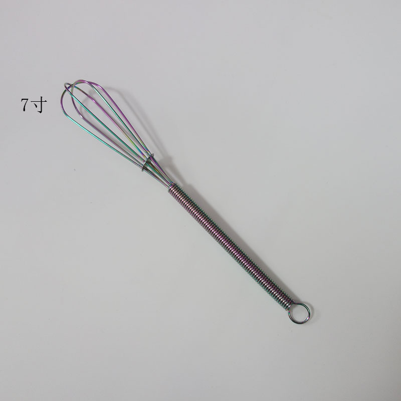Stainless Steel Manual Egg Beater With Titanium Coating Durable_voghion.com