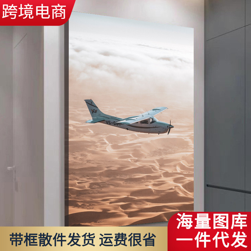 Decorative Painting Space Shuttle Fighter Aerial Silhouette Portrait Poster Bar Internet Cafe Living Room Decorative Painting Phase 2751