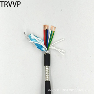 Trvvp Encoder High Flexible Drag Chain Shielded 6*1.5 Square Bend Resistant 16Awg Signal Control Cable Wire