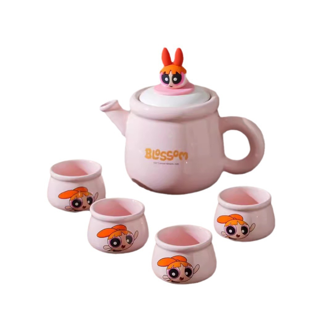 Feitian Tea Set de cerámica tetera encantadora taza de té casera exquisita regalos de chicas
