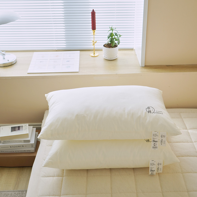 Estilo japonés de la madre y el niño de clase A cuello almohada Hotel piel-friendly cuello almohada núcleo hogar B & B almohada núcleo par