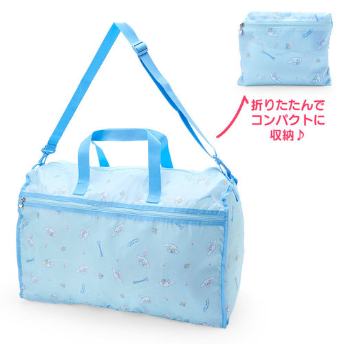 Japan Kuromi Hello Kitty Cute Short Travel Bag Large Capacity Foldable Luggage Bag Gym Bag