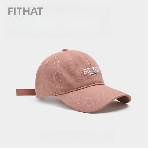 New Korean Dongdaemun Deep Soft Brim Baseball Cap for Women to Make Face Look Smaller, Duckbill Hat for Men, Wine Red and Khaki Color Hat, Cross-border