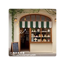 彩色异形小门帘三角旗广告帘装饰帘一件代发超市促销装饰