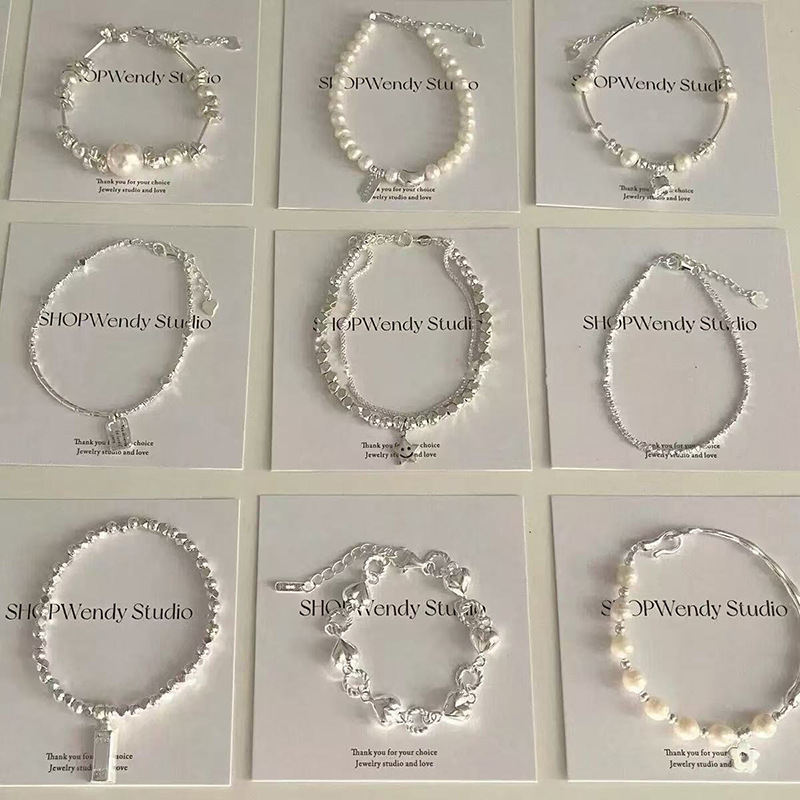 Irregular Imitation Pearl S925 Silver-Plated Bracelet for Women, Fashionable, Simple, Accessible Luxury, Cool Style, Natural Freshwater Pearl Bracelet