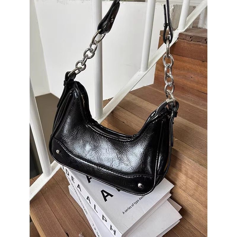 Elegant Women's Shoulder Bag Handheld Chain Handbag Versatile Crossbody_voghion.com