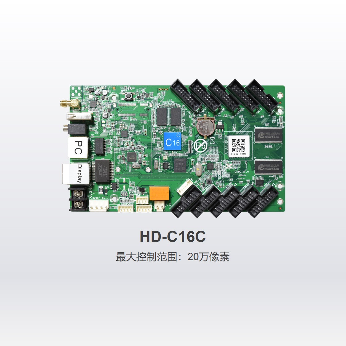 Super largo con HD-C16C de carga/C36C gris tecnología asíncrono a todo color tarjeta control WiFi puede añadir 4G módulo