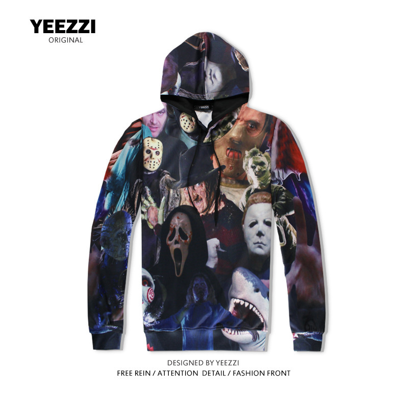 American Baseball Uniform New Style Men's Sports Travel Vacation Pullover Christmas Eve Christmas Cosplay Loose Hooded Sweatshirt