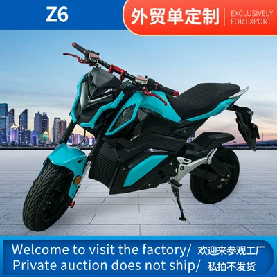 Manufacturer Exports Z6 Electric Motorcycles Two-Wheel Electric Motorcycles Overseas Adult Travel Electric Motorcycles Export (Elektrikli motosikletlər)