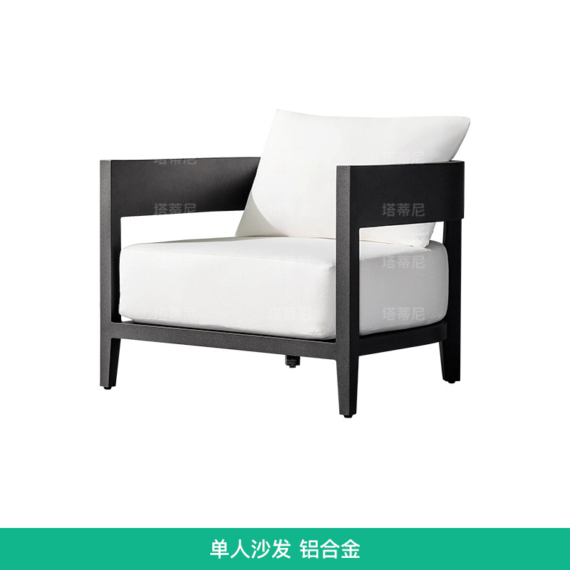 Conjunto de sofás de teca para exteriores, para patio, jardín, balcón, muebles impermeables y resistentes al sol, para hotel, villa, terraza, mesa de centro de madera maciza