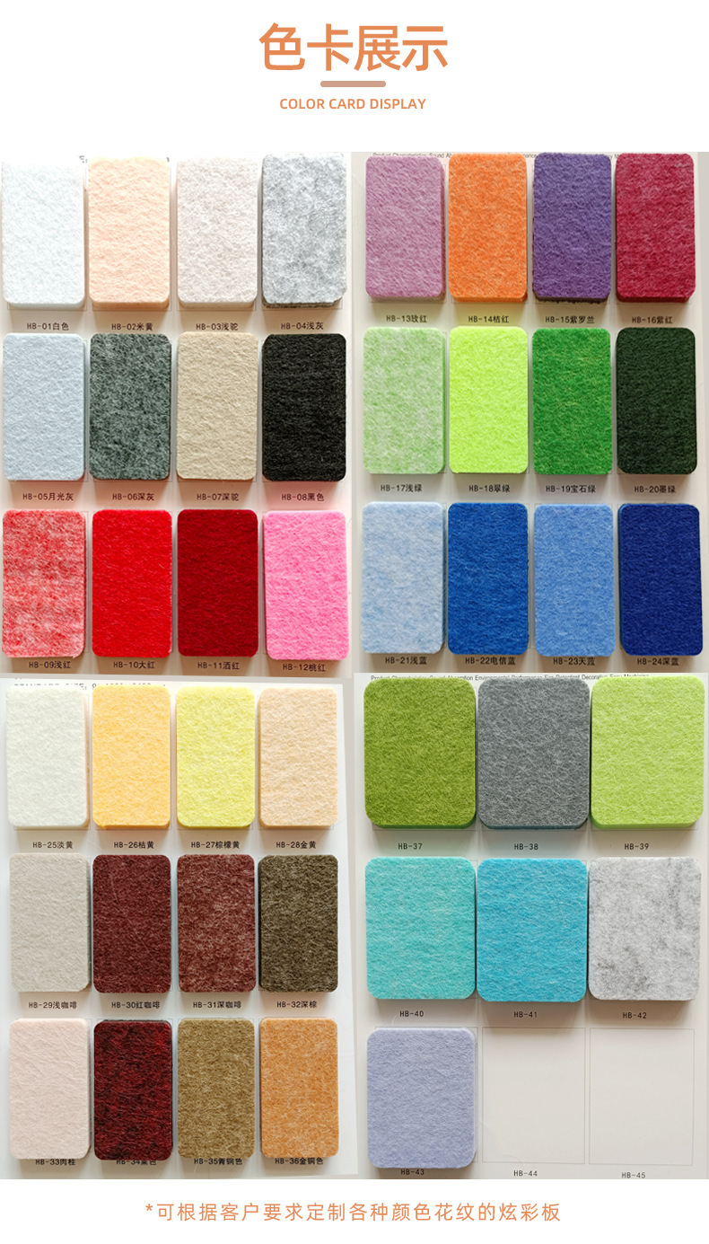 9mm grueso fieltro etiqueta de la pared nueve rejilla tablero de mensajes de Kindergarten trabaja tablero de exhibición de color DIY foto de la pared de fondo