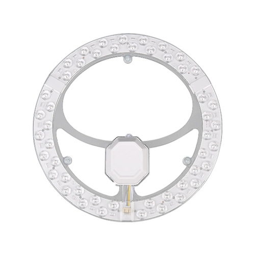 Household Modified Lens Light Source Circular Modification Lamp Diamond Style Round Module LED Replacement Light Core Three-Color Lens