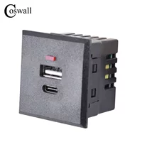 Карточная встроенная USB-зарядная розетка Type-C настенная настольная скрытая розетка производитель прямые поставки