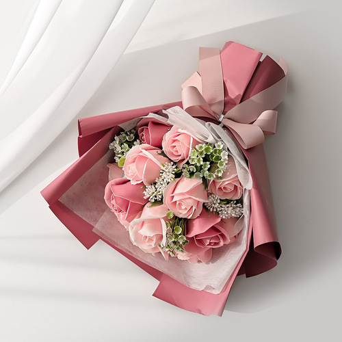 Soap bouquet of immortal flowers Valentine's Day Chinese Valentine's Day birthday gift simulation bouquet gift box