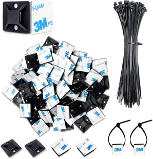 Self-adhesive cable tie holder plastic suction cup positioning piece wire holder plastic buckle positioning piece adhesive wiring base
