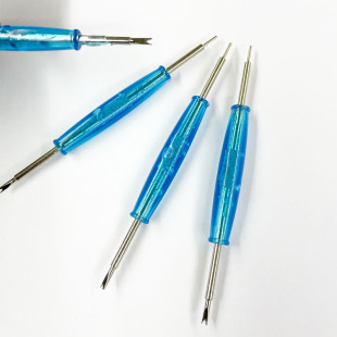 Double-head watch repair and disassembly tool 1.5 small ear batch 0.8 through needle strap adjuster watch installation and removal tool