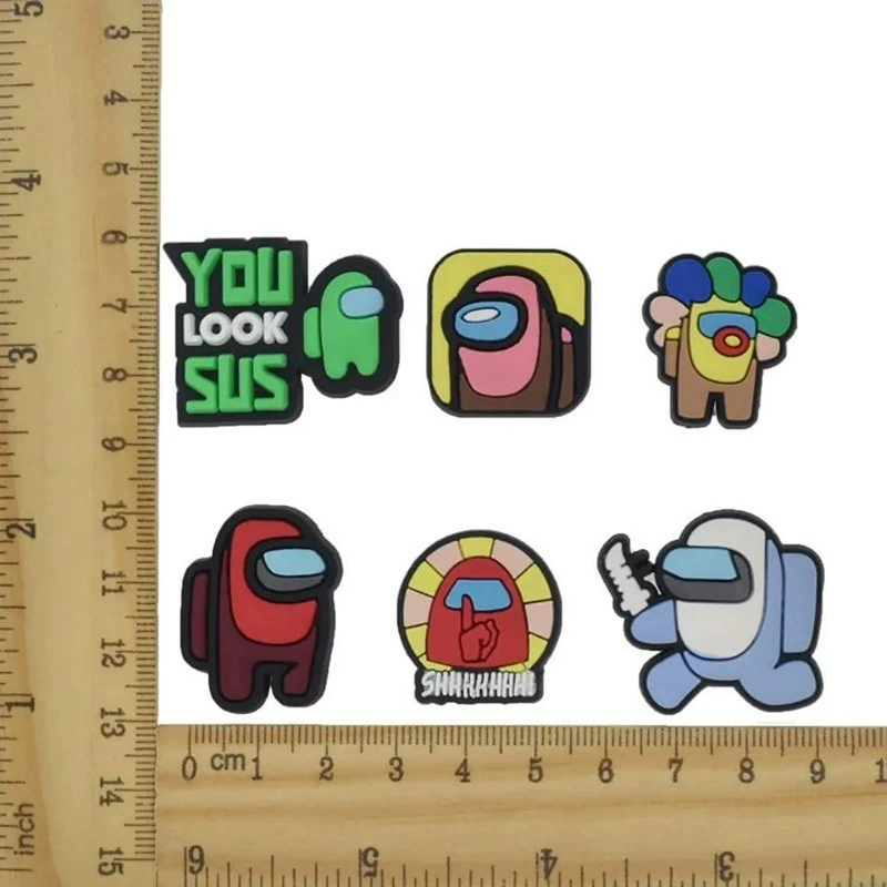 Footwear buckle PVC, cartoon space shoes