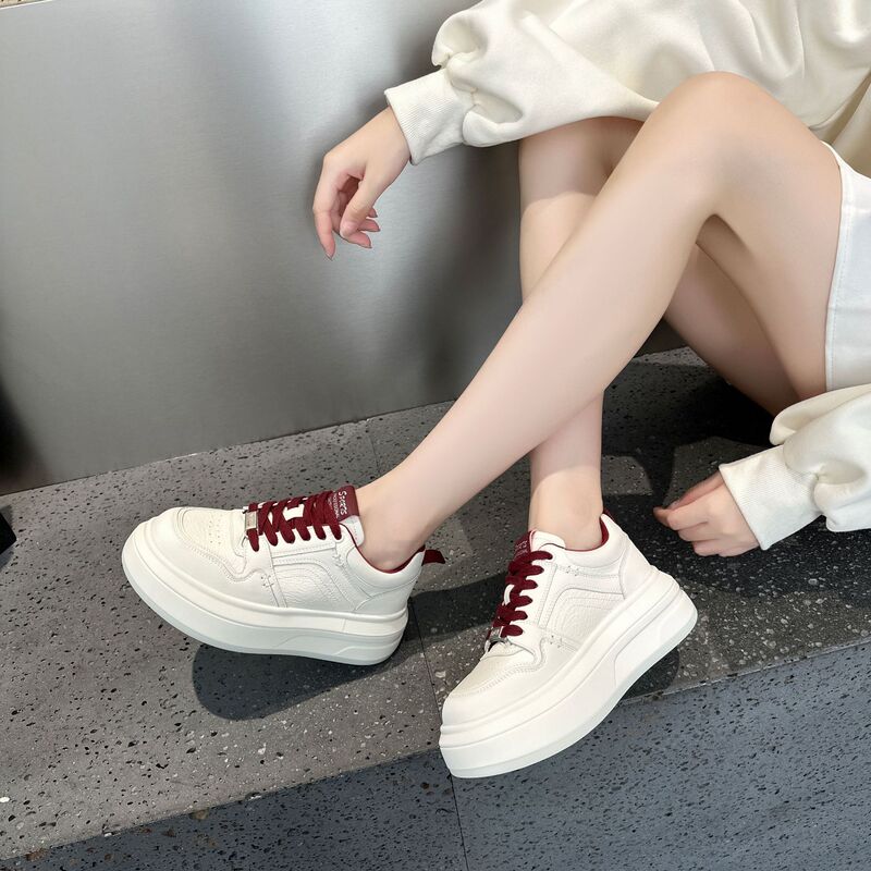 厚底小白鞋女2025新款秋季百搭休闲运动板鞋轻便软底百搭款女鞋|undefined